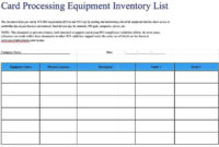 Equipment Inventory List Template Sample In 2020 | List pertaining to Amazing Free Business Directory Template