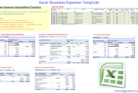 Excel – Free Business Expense Template – Inner Alignment intended for Amazing Free Excel Spreadsheet Templates For Small Business