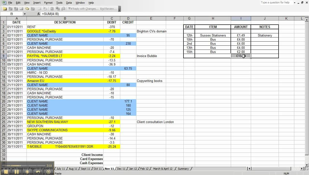 Excel Spreadsheet Templates For Small Business — Excelxo regarding Small Business Accounting Spreadsheet Template Free
