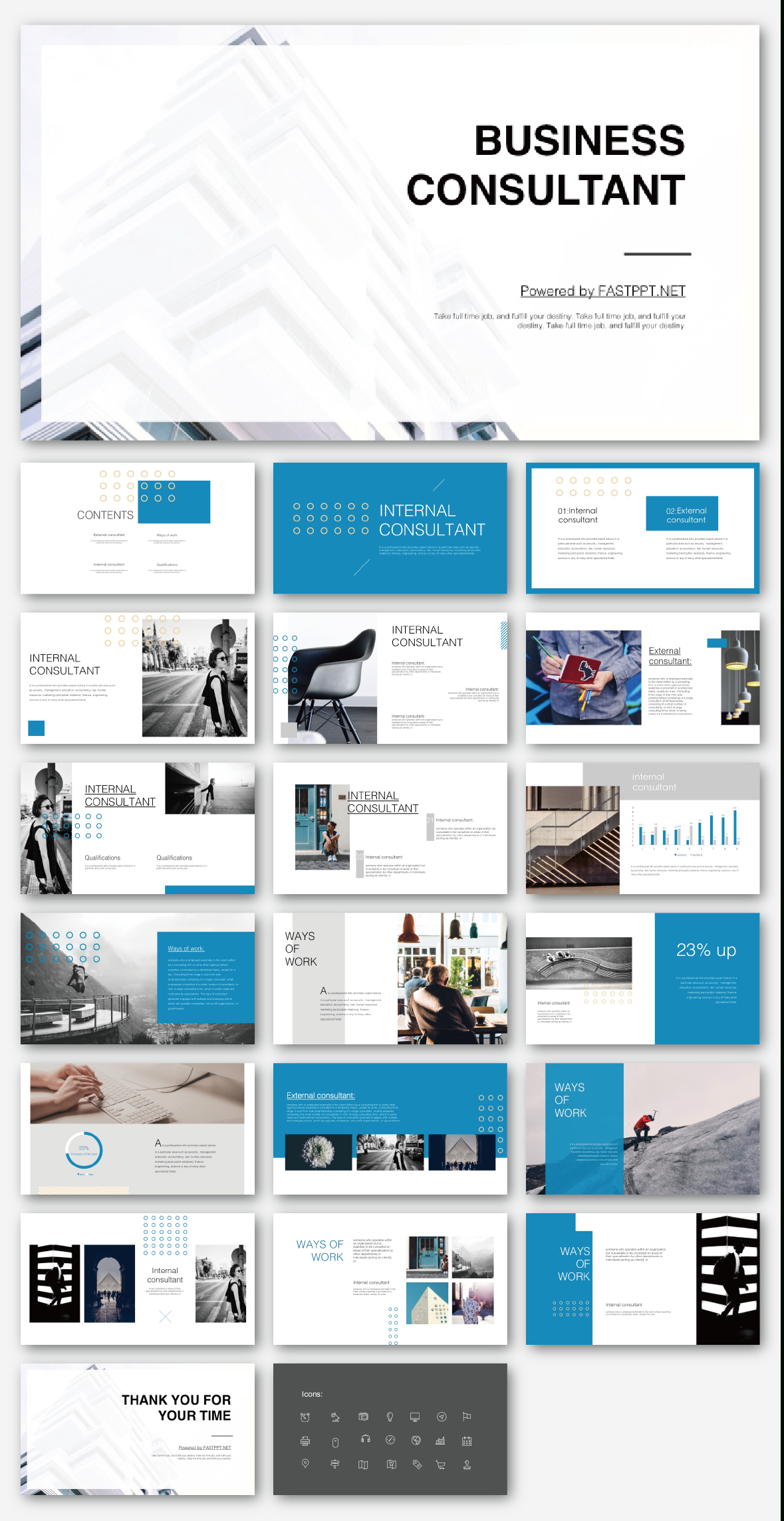 Exclusive Luxury Business Report Template - Original And with Awesome Business Idea Presentation Template