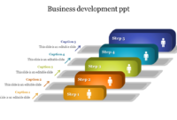 Five Stages Business Development Ppt Templates- Slideegg throughout Business Development Presentation Template