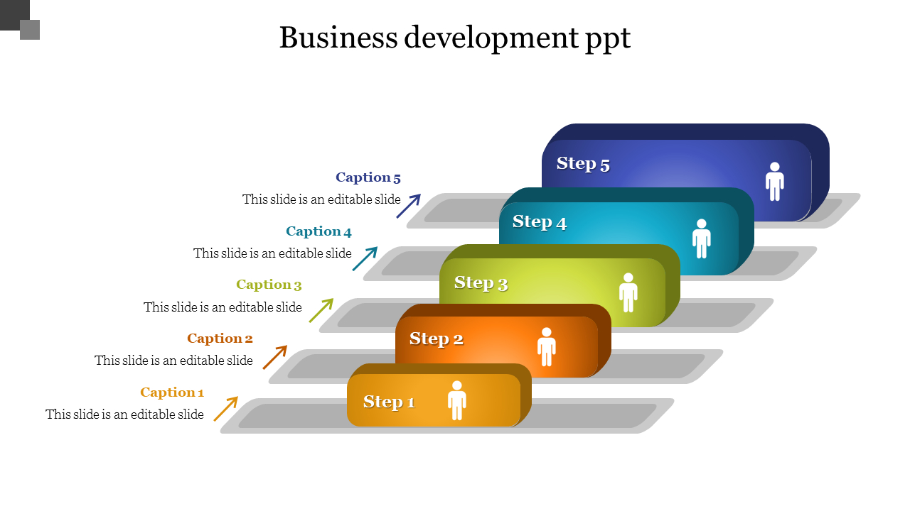 Five Stages Business Development Ppt Templates- Slideegg throughout Business Development Presentation Template