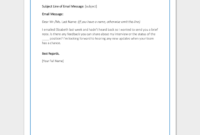 Follow Up Email After No Response – Sample, Example inside Business Reply Mail Template