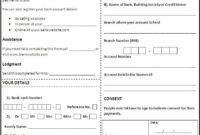 Form Templates | Free Word Templates – Part 3 intended for Fresh Business Account Application Form Template