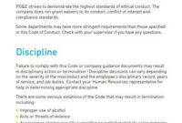 Free 10+ Employee Conduct Policy Samples In Pdf | Ms Word inside Best Business Ethics Policy Template