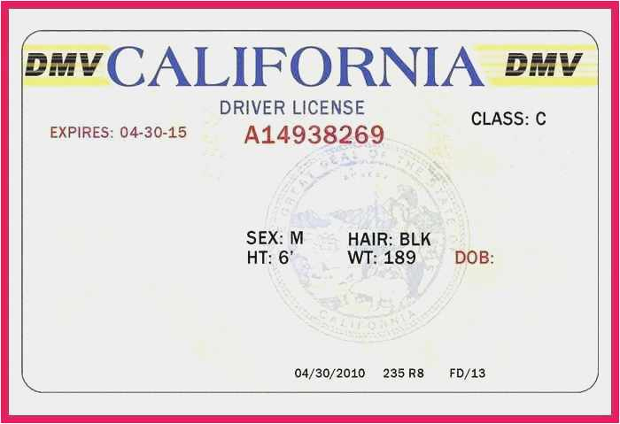 Free 50 California Drivers License Template Sample | Free intended for Fake Business License Template