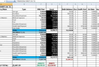 Free Accounting And Bookkeeping Excel Spreadsheet Template regarding Awesome Business Accounts Excel Template