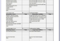 Free Balance Sheet Template For Small Business - Template inside Best Balance Sheet Template For Small Business