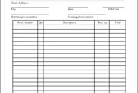 Free Blank Printable Order Forms | Besttemplates123 pertaining to Amazing Free Document Templates For Business