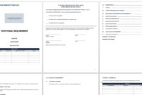 Free Functional Specification Templates | Smartsheet With in Best Business Requirements Document Template Word