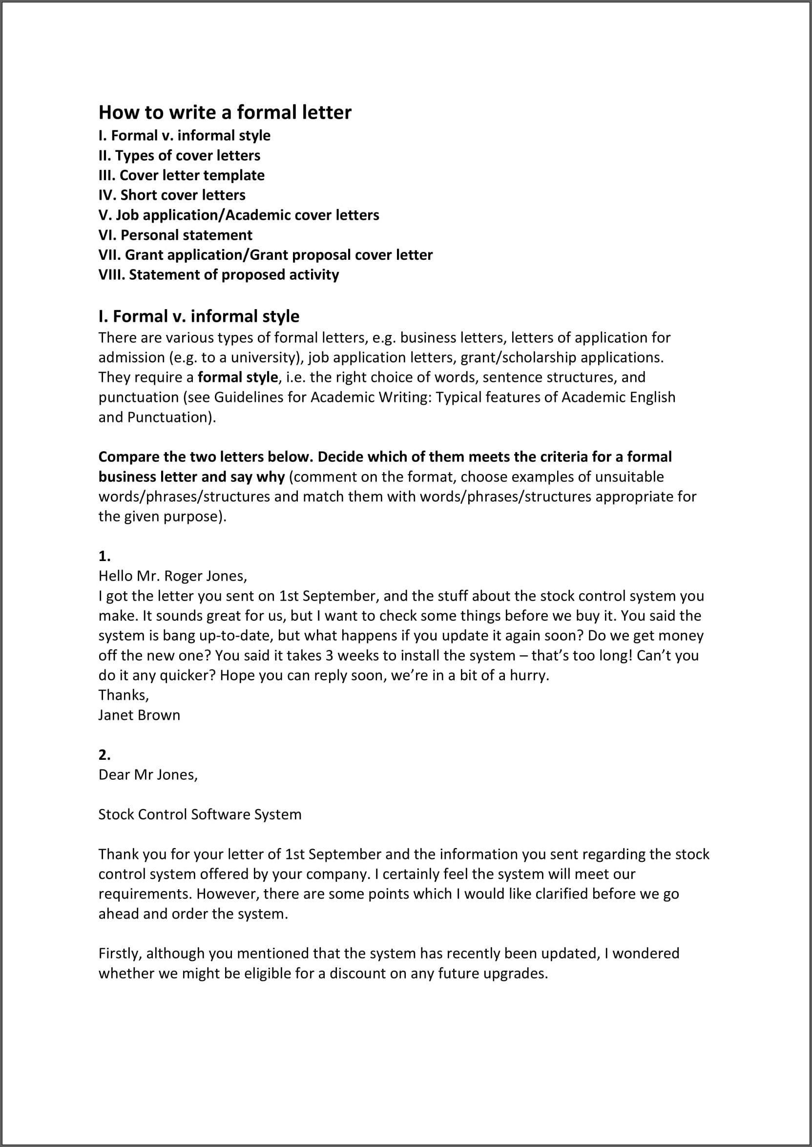 Free Printable Formal Business Letter Template | Templateral inside Fresh How To Write A Formal Business Letter Template