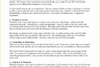 Free Printable Simple Business Plan Template Of Very Basic pertaining to Very Simple Business Plan Template