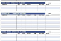 Free Workout Chart Template | Workout Chart, Workout Plan in Best Personal Training Business Plan Template Free