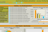 Handmade Bookkeeping Spreadsheet 2.0 : Number One Selling with Fresh Bookkeeping For A Small Business Template