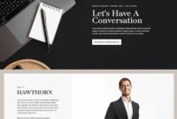 Hawthorn Is A Business Consulting, And Personal Coaching pertaining to Professional Website Templates For Business