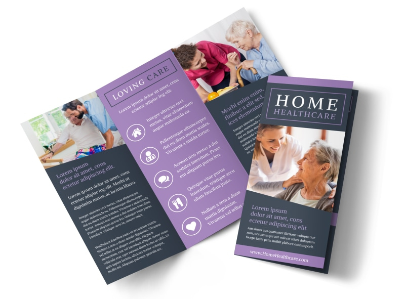 Home Healthcare Brochure Template | Mycreativeshop with regard to Non Medical Home Care Business Plan Template