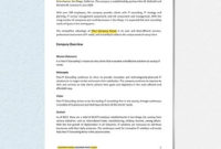 It Consulting Business Plan Template – Word | Google Docs with Business Plan Template For Consulting Firm