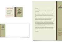Lawyer & Law Firm Business Card & Letterhead Template Design within Business Plan Template Law Firm