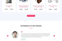 Online Auction Multipage Website Template | Small Business regarding Small Business Website Templates Free