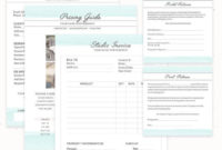 Photography Contract Bundle, Invoice Photography Forms Set throughout Fresh Photography Business Forms Templates