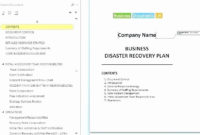 Pin On Business Plan Template For Startups intended for Fresh Simple Business Continuity Plan Template