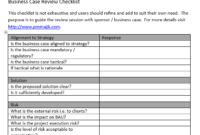 Pmo Business Case Review Checklist (Plus Free Template pertaining to Awesome Business Case Calculation Template