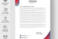 Professional Business Letterhead Template Free Download for Amazing Business Headed Letter Template