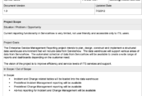 Project Management Charter Templates Example Of Spreadshee pertaining to Business Charter Template Sample