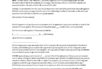 Real Estate Brokerage Agreement Exclusive | Templates At inside Business Broker Agreement Template