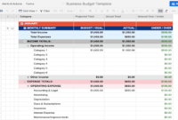 Sample Excel Templates: Monthly Budget Excel Free pertaining to Amazing Small Business Budget Template Excel Free