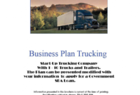 Sample Trucking Business Plan – Eassyforex.x.fc2 with Awesome Business Plan Template For Transport Company
