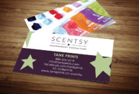 Scentsy Business Card Templates | Tank Prints inside Amazing Scentsy Business Card Template