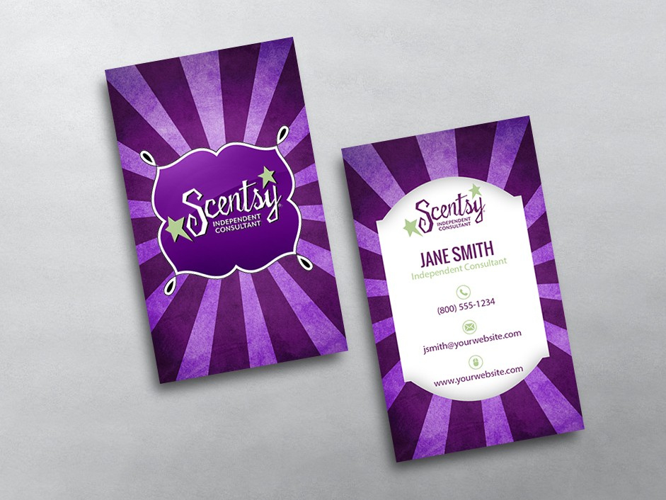 Scentsy Business Cards | Free Shipping in Scentsy Business Card Template