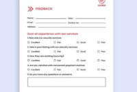 Security Guard Services Feedback Form Template – Word (Doc regarding Awesome Business Plan Template For Security Company