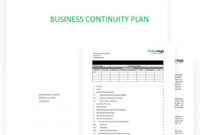 Simple Business Continuity Plan Template ~ Addictionary inside Simple Business Continuity Plan Template