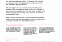 Simple Startup Business Plan Template Free Of Easy within Fresh Simple Startup Business Plan Template
