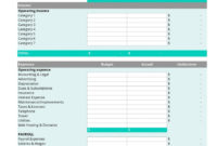 Small Business Budget Template Excel ~ Addictionary throughout Amazing Small Business Budget Template Excel Free