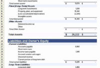 Small Business Financial Statement Template In 2020 in Financial Statement For Small Business Template