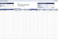 Small Business Inventory Spreadsheet Template ~ Addictionary for New Small Business Inventory Spreadsheet Template