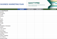 Small Business Marketing Plan Template | Free Download within Business Intelligence Plan Template