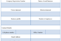 Small Business Plan Templates | Documents And Pdfs inside Business Paln Template