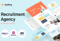 Staffing – Recruitment Agency Website Template WordPress inside New Staffing Agency Business Plan Template