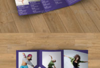 Trifold Brochure For Dance Studio-V55 | Trifold Brochure pertaining to Fresh Free Dance Studio Business Plan Template
