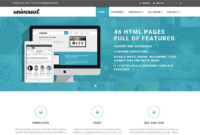 Universal – 45 Pages – Free Bootstrap 4 Business & E pertaining to Ultimate Business Plan Template Review