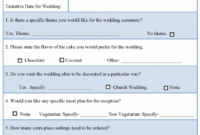 Wedding Photography Questionnaire Template | Photography with Fresh Business Plan Questionnaire Template