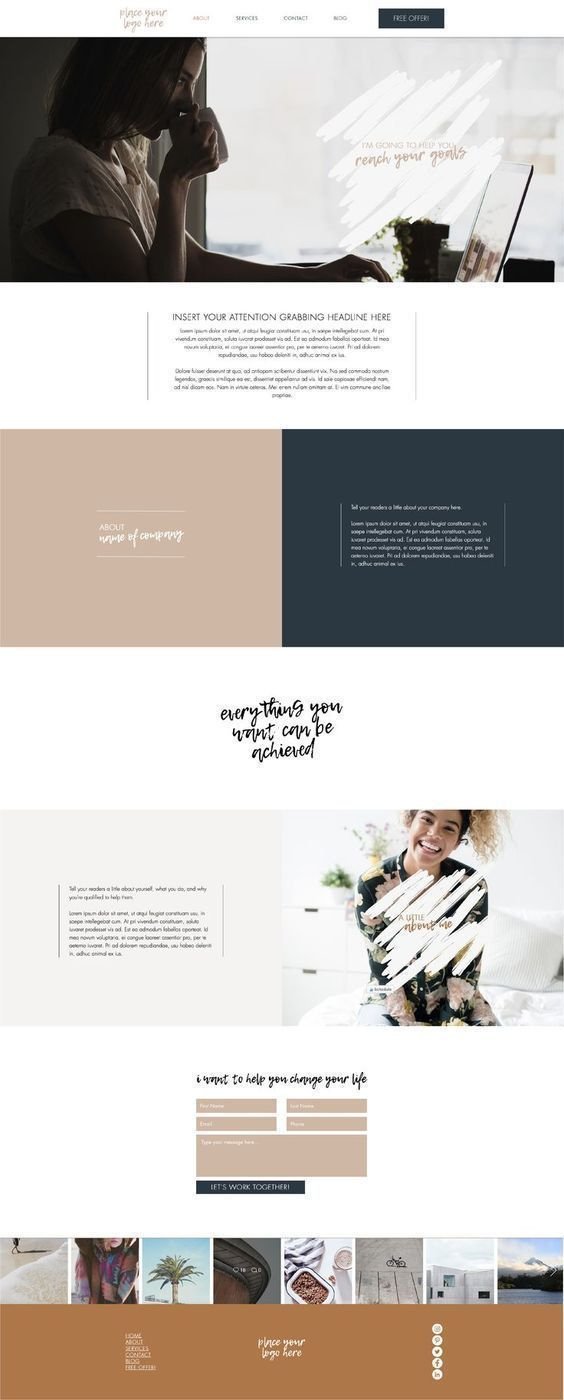 Wix Website Template | Custom Template For Small Business within Small Business Website Templates Free
